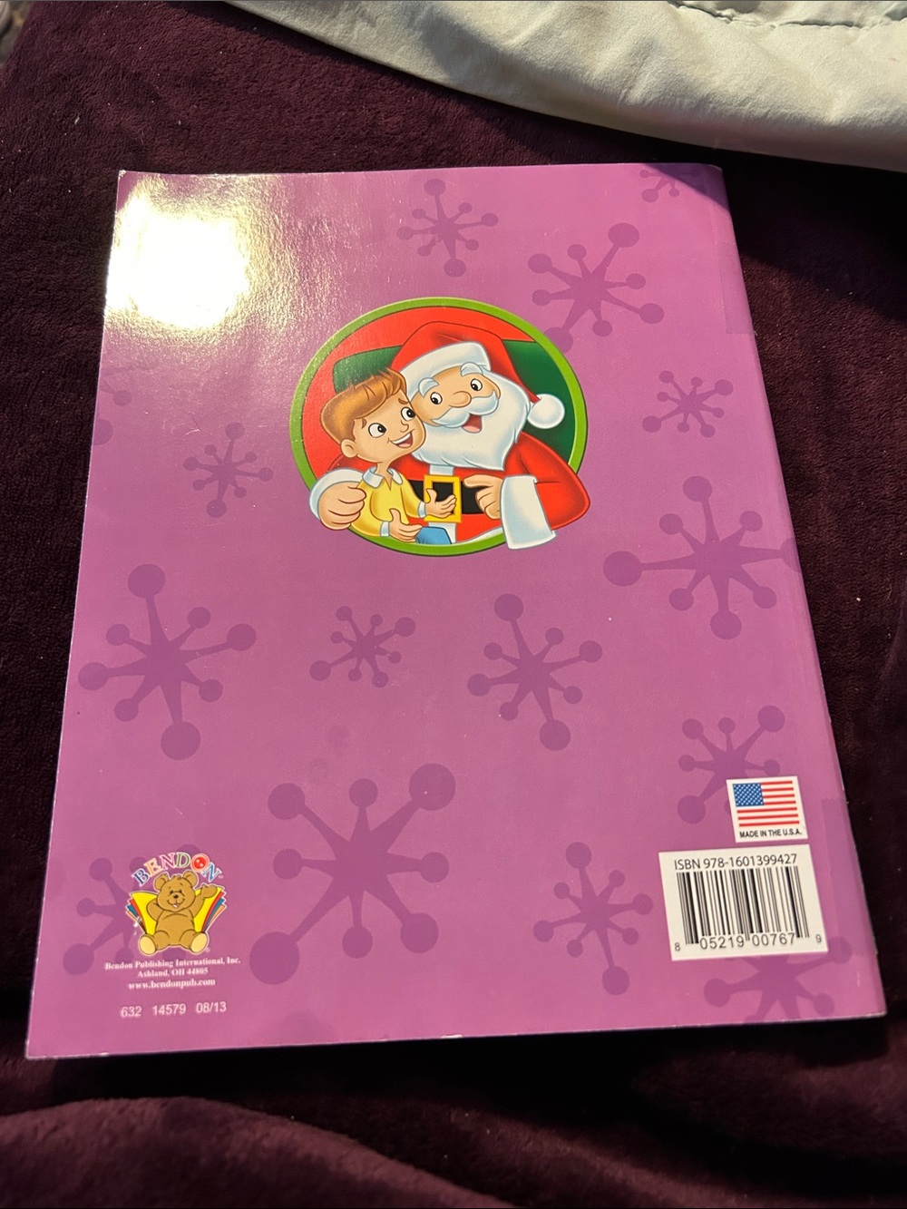 Happy Holidays Coloring & Activity Book - Purple Cover - Picture 2 of 4